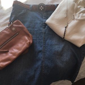 Denim skirt